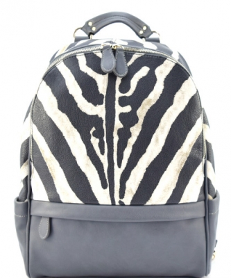 Zebra Skin Printed Vintage Fashion Backpack ZA001